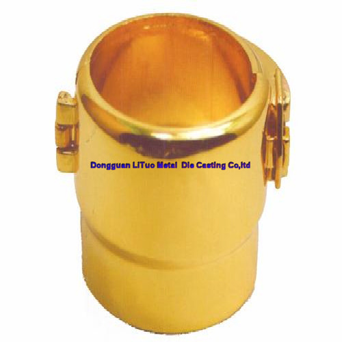 China Cold Chamber Metals Die Casting with Electroplating Gloden