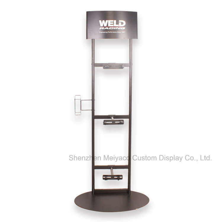 Heavy Duty Super Load Bearing Tyre Metallic Display Rack