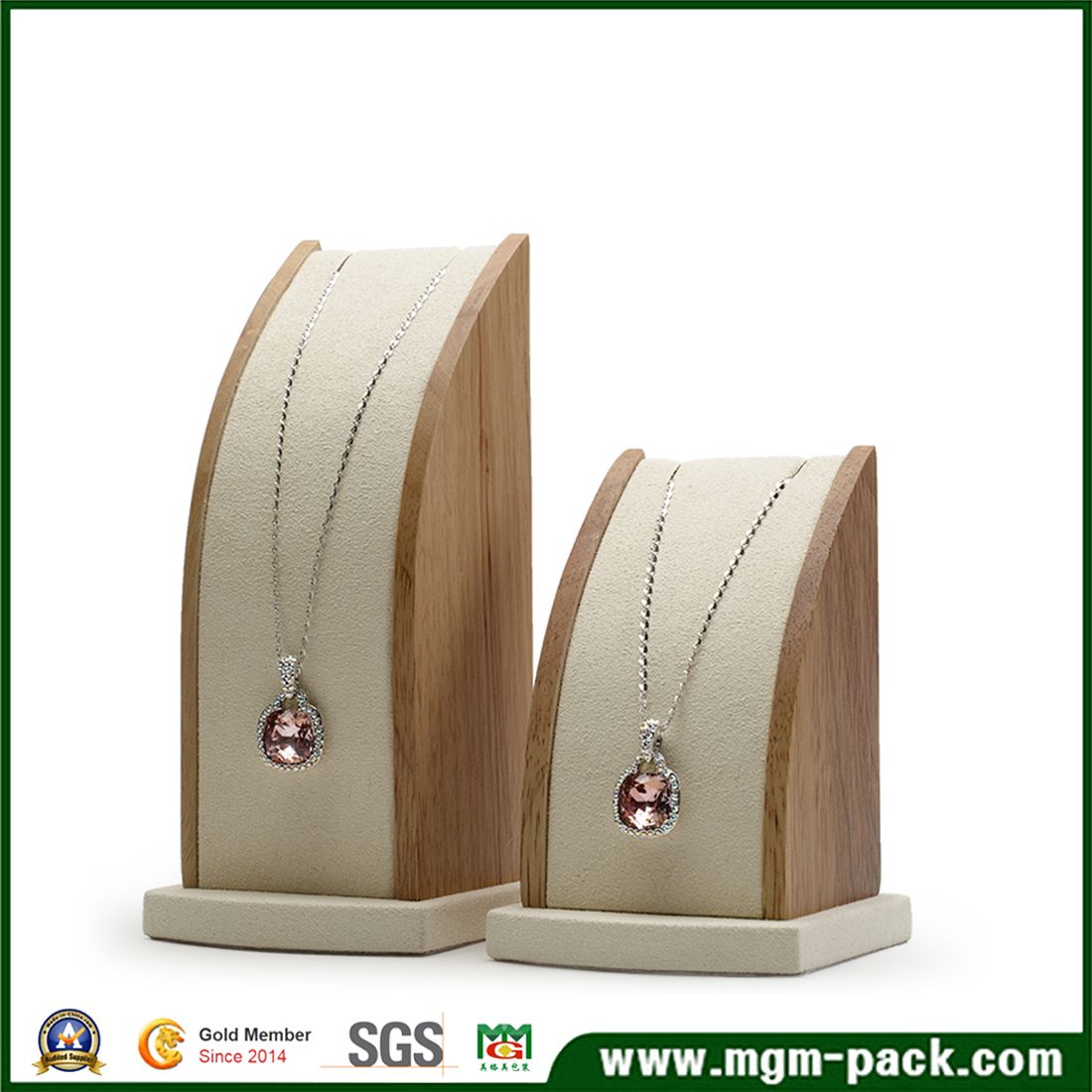 Hot Sale Solid Wood Necklace Display Stand