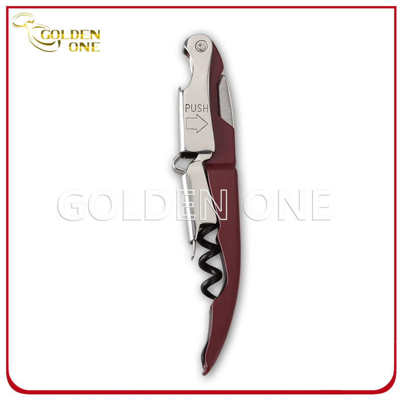 Promotion Gift Metal Wine Opener with Multi-Color Handle