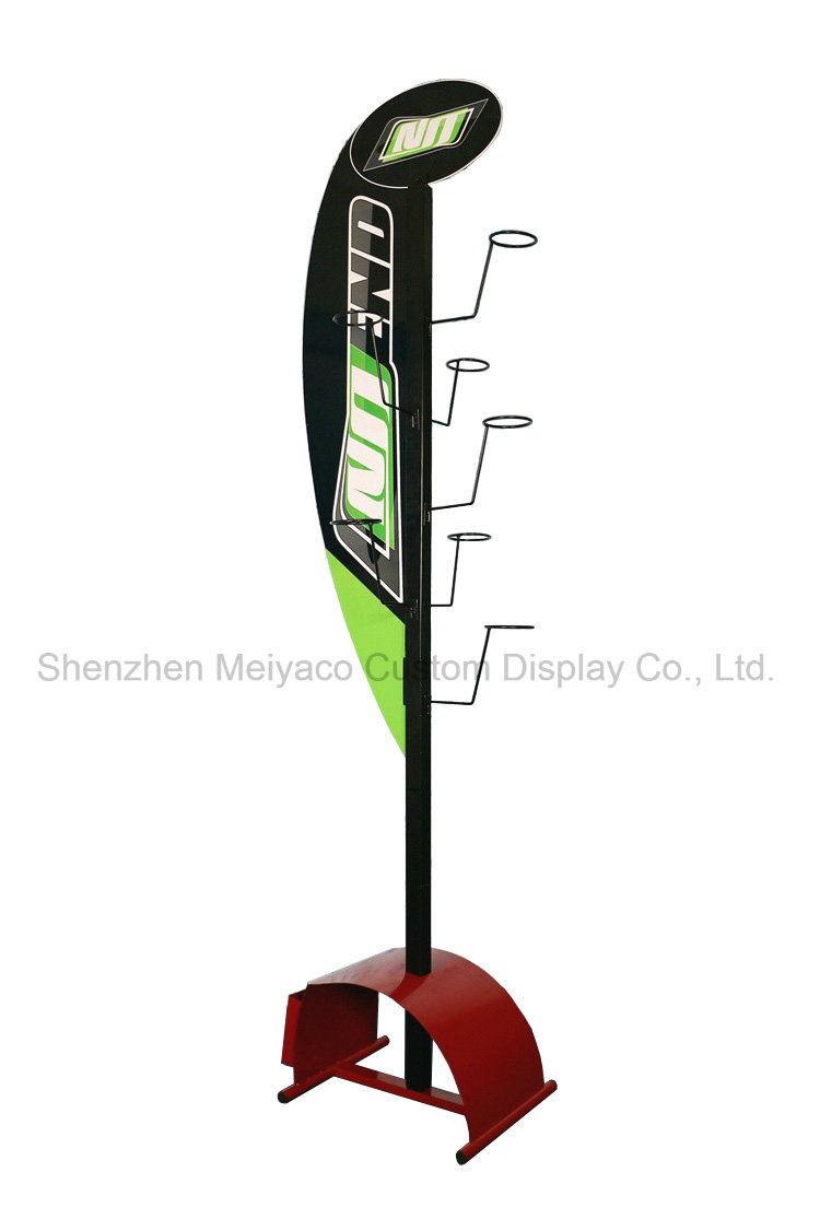 Speciality Stores Multilayer with Billboard Metal Wire Hat Display Rack