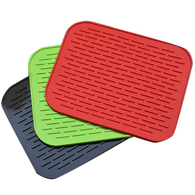Silicone Kitchenware Heat Resistant Non-Slip Hot Pot Holder Mat