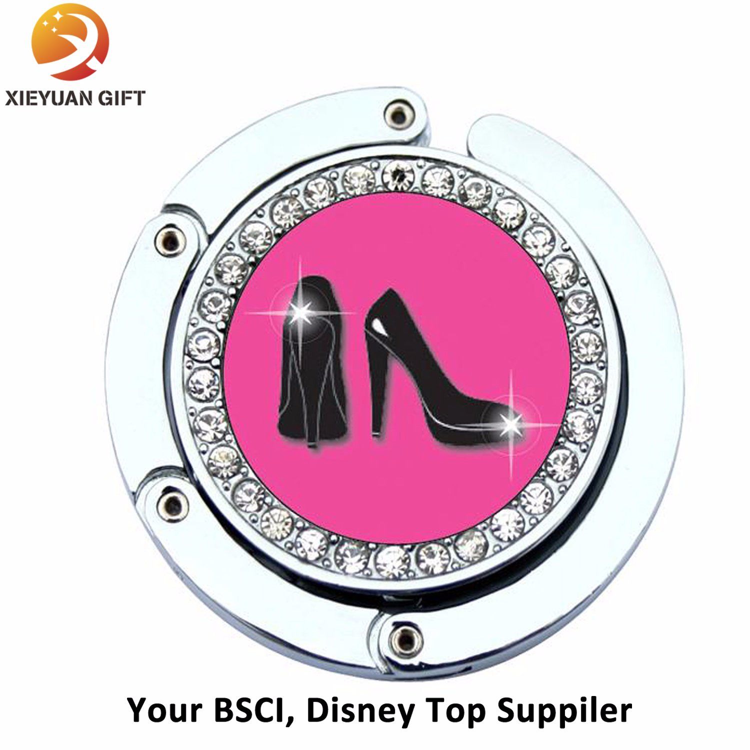 Printed Logo Metal High-Heeled Shoes Bag Hanger