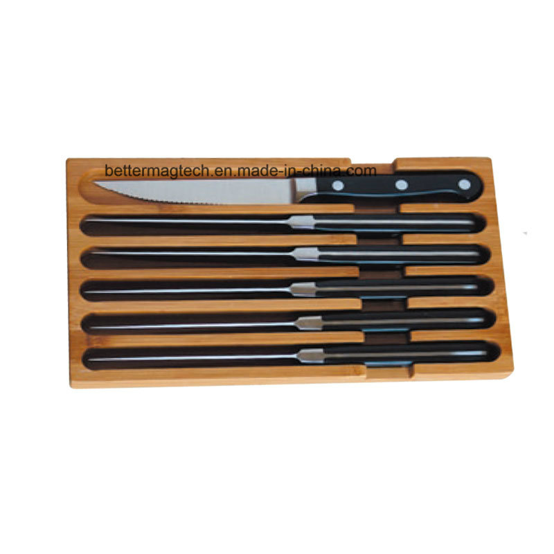 Kitchen Drawer Knife Organizer Block with Slots