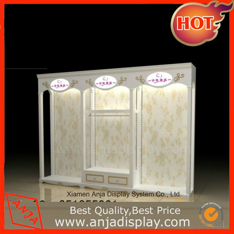 Wooden Retail Garment Rack Clothes Display Furniture for Shop