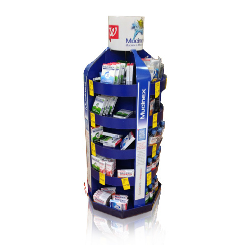 Paper Display Stand, Paper Display Rack, Corrugated Paper Display, Floor Display Rack, Give Your Costomers a Fresh Face with Your Product