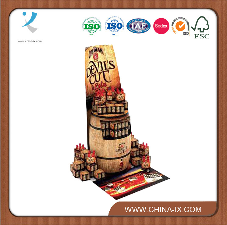 Wood Material Snack Food Display Rack