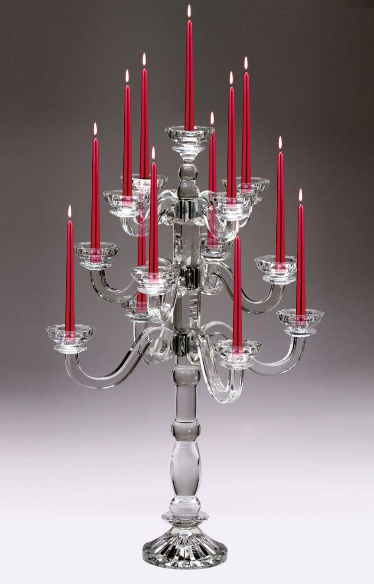 Crystal Glass Candleholder for European
