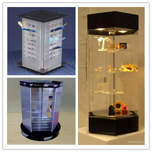 Acrylic Revolving Display Cabine, Revolving Display Stand