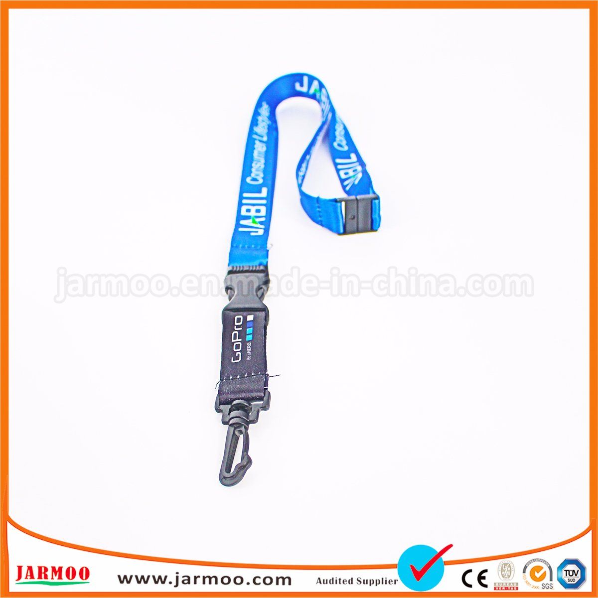 Customized Dye Sublimation OEM Lanyard ID Holder