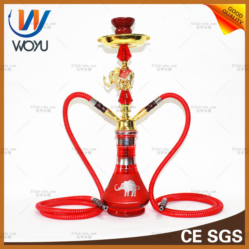 Glass Water Pipe Zinc Alloy Hookah Set Shisha Pipe