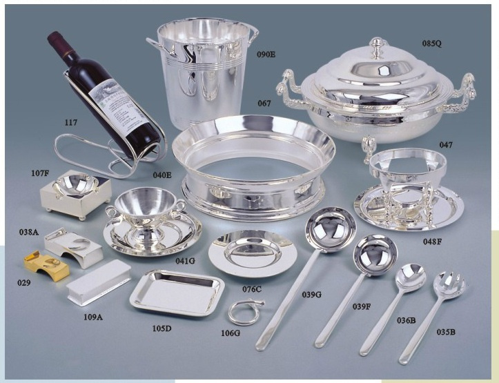 Deluxe Golden and Silver Tableware for Hotal Banquet (XWF3536)
