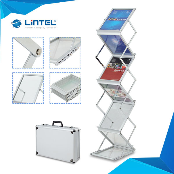 Acrylic Magazine Rack A4 Literature Stand (LT-05B)