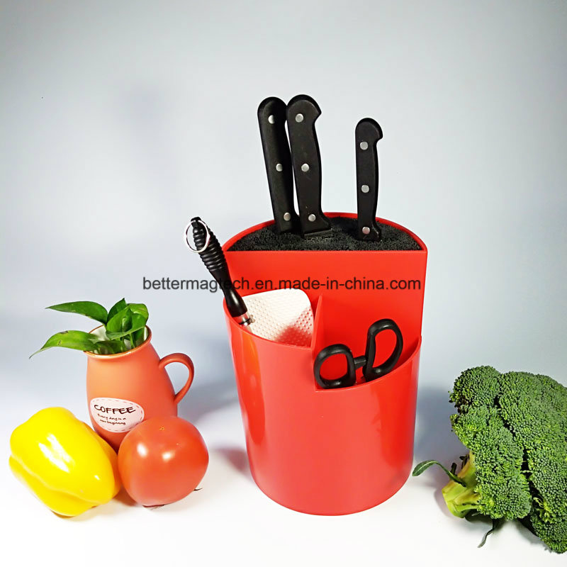 Powerful Universal Knife Block Holder for Knives & Kitchen Utensil