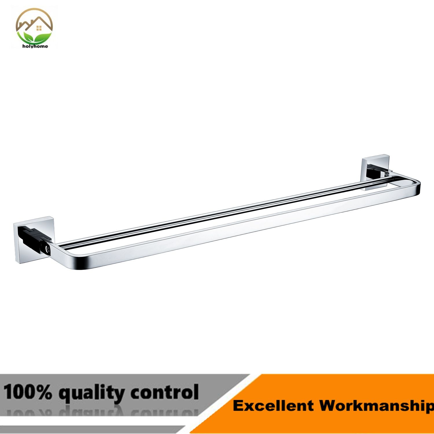 Bath Hareware Set Modern Style Towel Holder Double Towel Bar