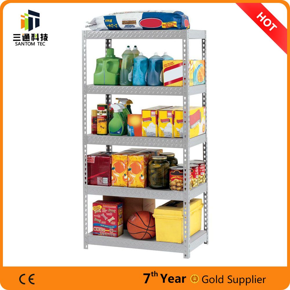 Used Steel Racks, Storage Rack with MDF Board, Angle Steel Rack Storage Shelf