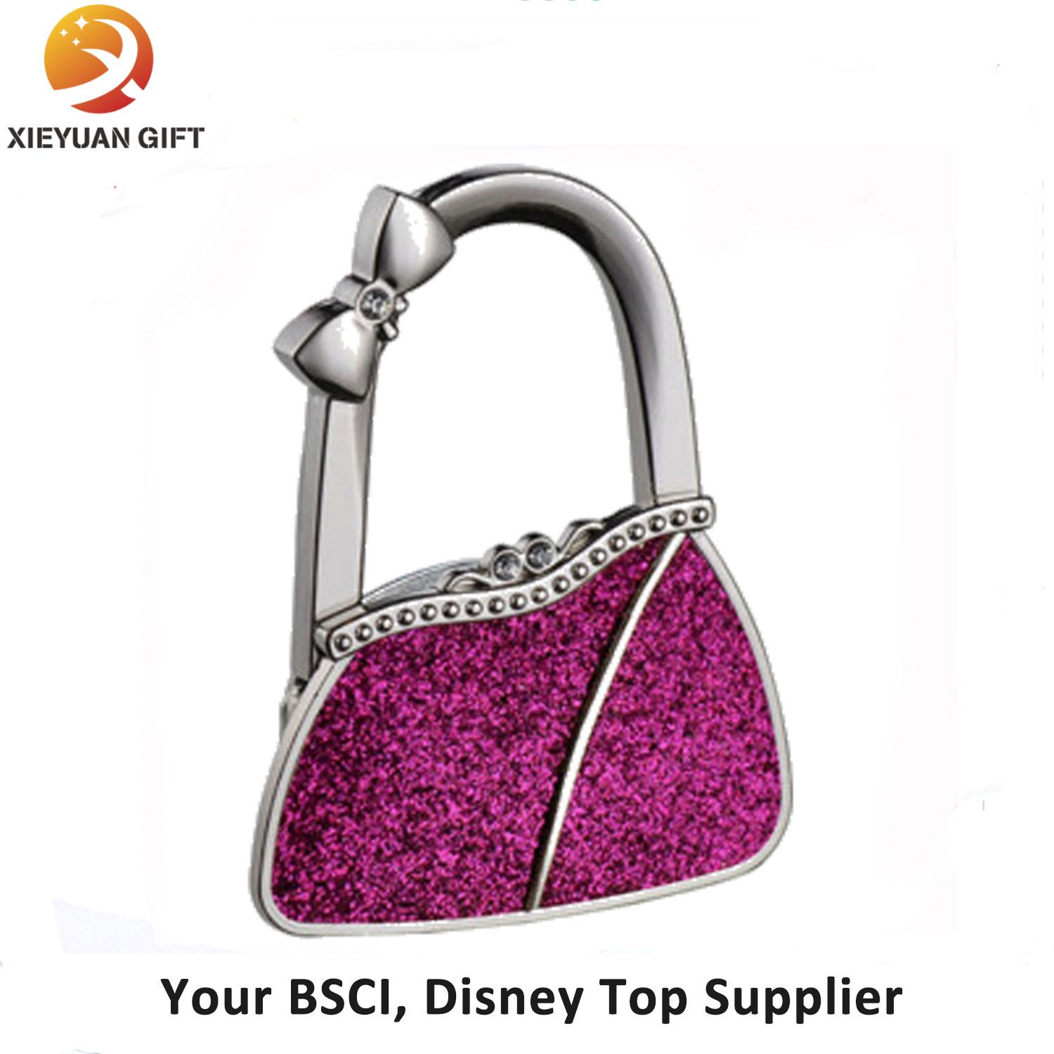 Round Shape Foldable Handbag Hook
