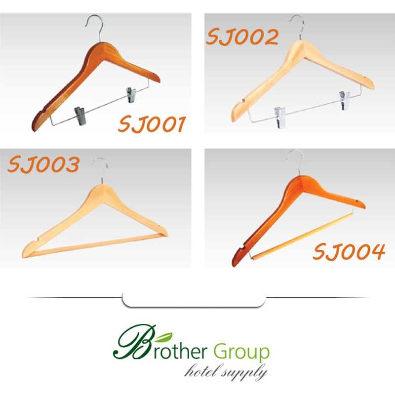 Hotel Hanger Straight Panel Shirt Hanger 1 Wooden Hanger Factory