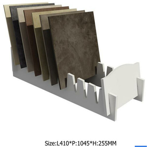 Asd-31 White Tile Display Stand/ Display for Stone Promotion