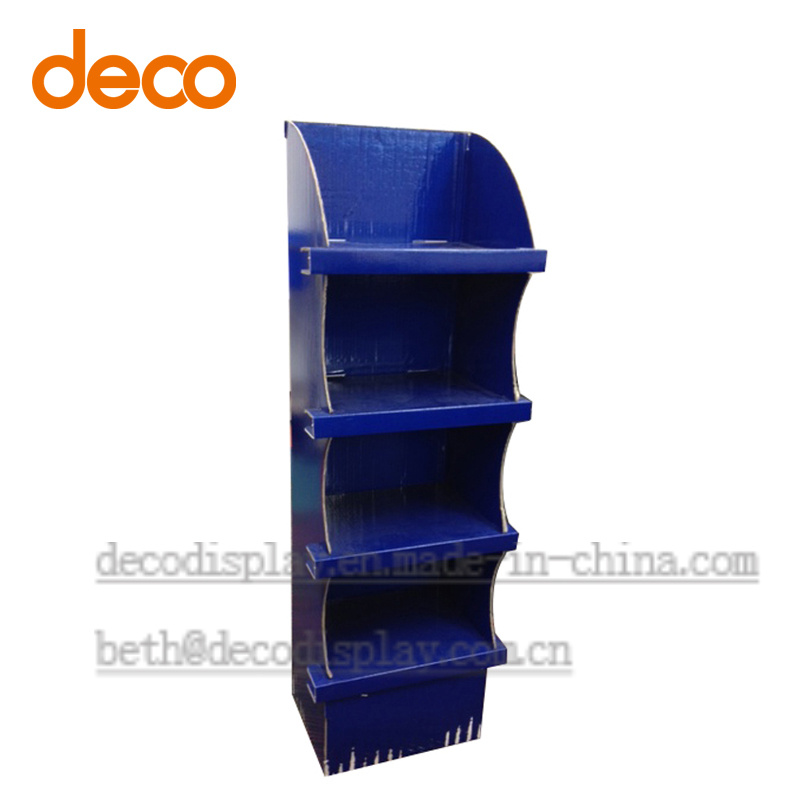 Store Flat-Packing Paper Cardboard Pop Display Rack