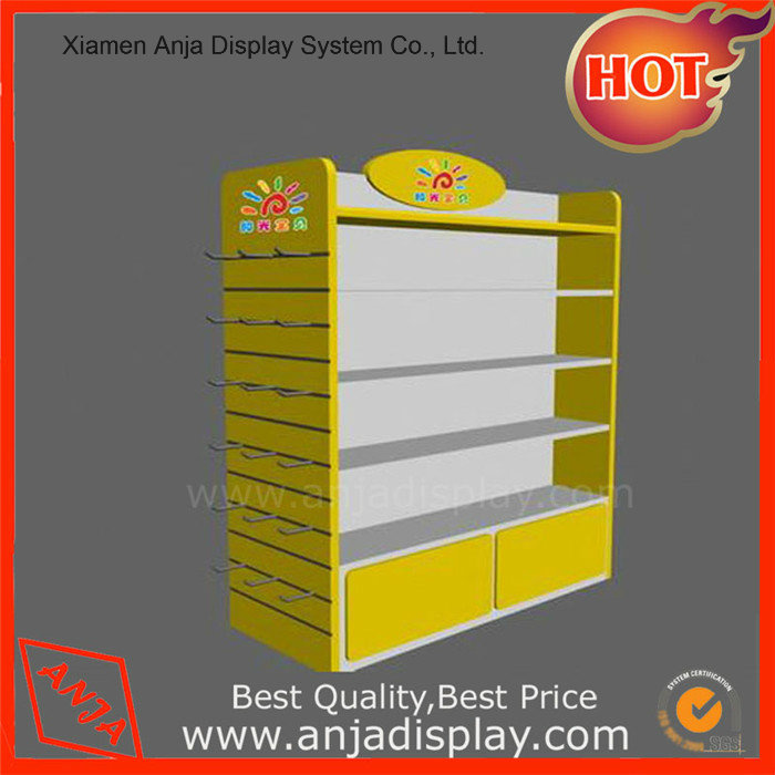 MDF Floor Standing Gondola Shelving for Shop