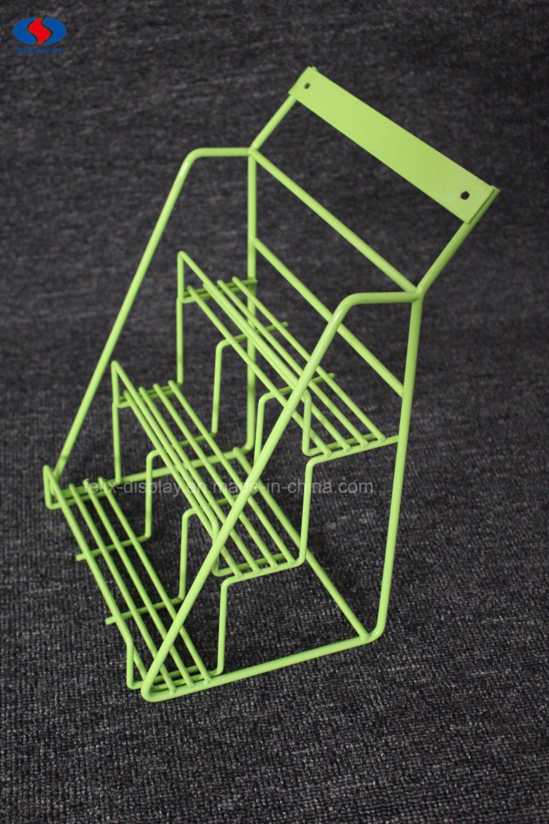 Factory Made Customized Metal Wire Beverage Drinks Display Rack