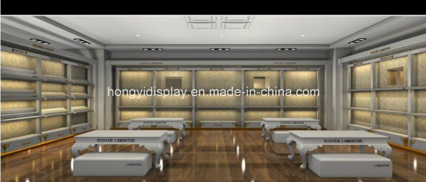 Wooden Wall Panel for Luggage Store Fixture