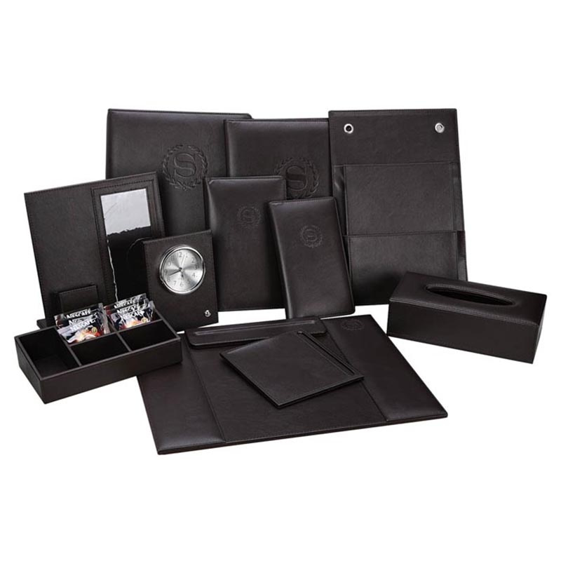 Popular Hotel Leather 3 Pages Document Folder File Folder