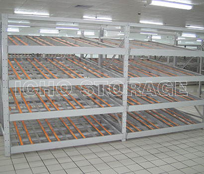 Trays Carton Storage Flow Through Rack for Cartons