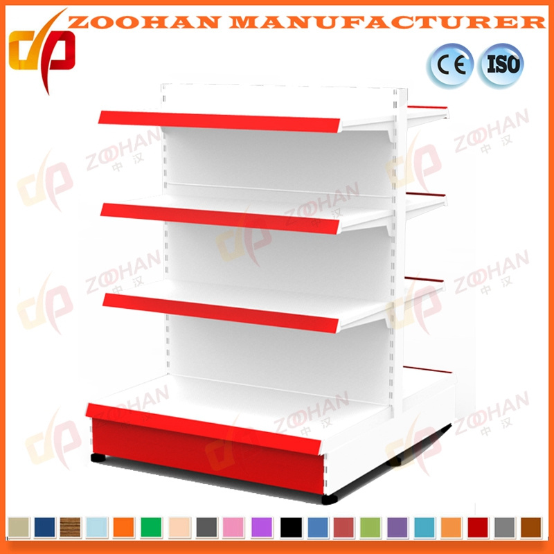 Metal Supermarket Wall Shelving Heavy Duty Display Racks Shelves (Zhs444)