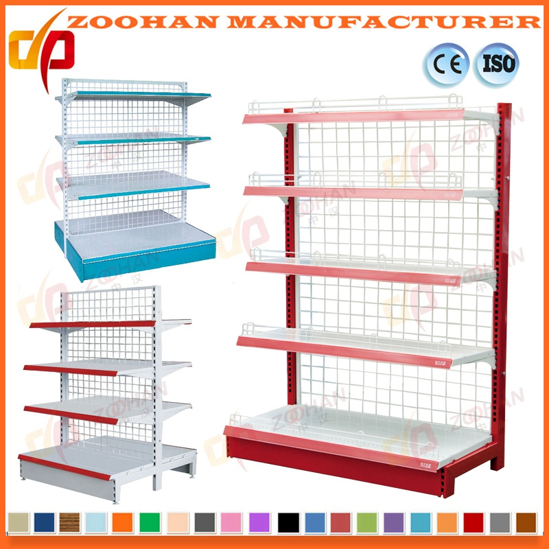 High Quality Wire Mesh Store Display Rack Supermarket Shelf (Zhs133)