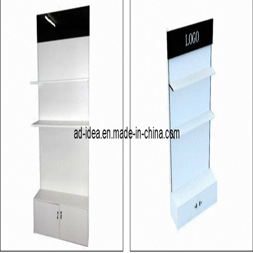 Single-Side with Panels and Logo, Clothing Display Stand (AD-130704)