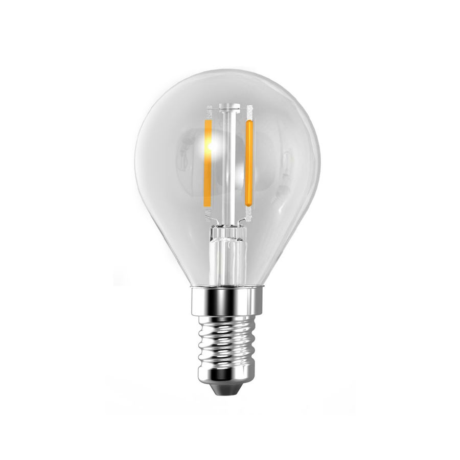 G45 2W-8W E14 Oval Glass LED Filament Bulb