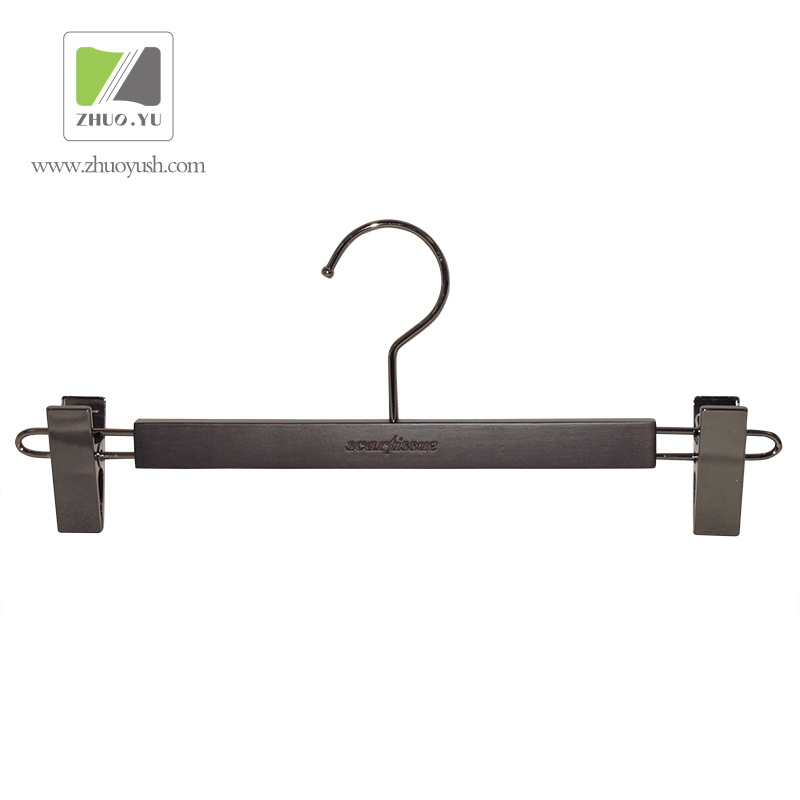 Ex-Factory Price Black Wooden Skirt / Garment Hanger