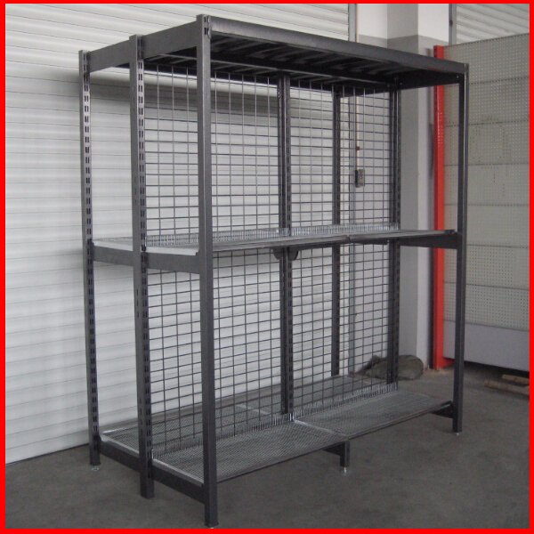 Dependable Performance White Wall Supermarket Wire Display Shelf