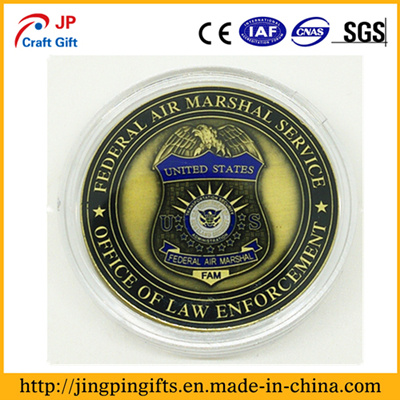 Custom Precious Metal Souvenir Proof Coin with Capsule