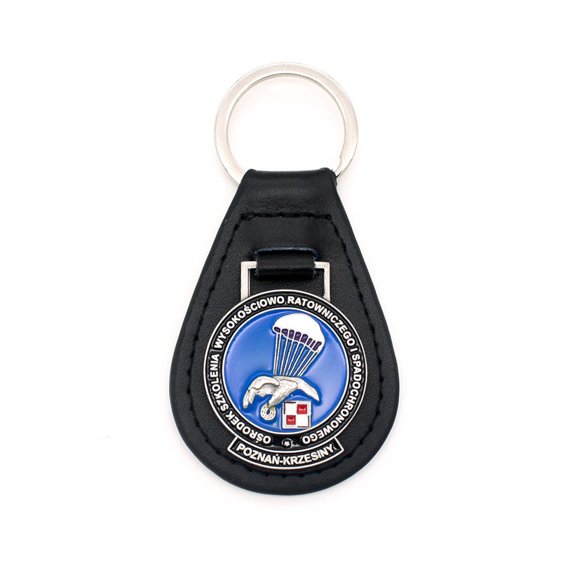 Customized Cheap PU Leather Key Holder Fashion Promotion Custom Attachment