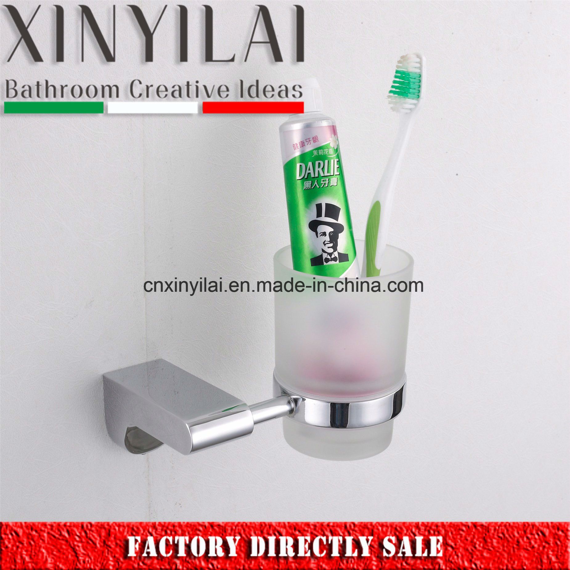 Zinc Alloy Chrome Plate Single Tumbler Holder 3085