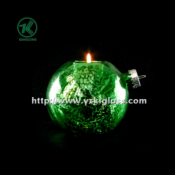 Single Color Glass Candle Cup (10*12*10)