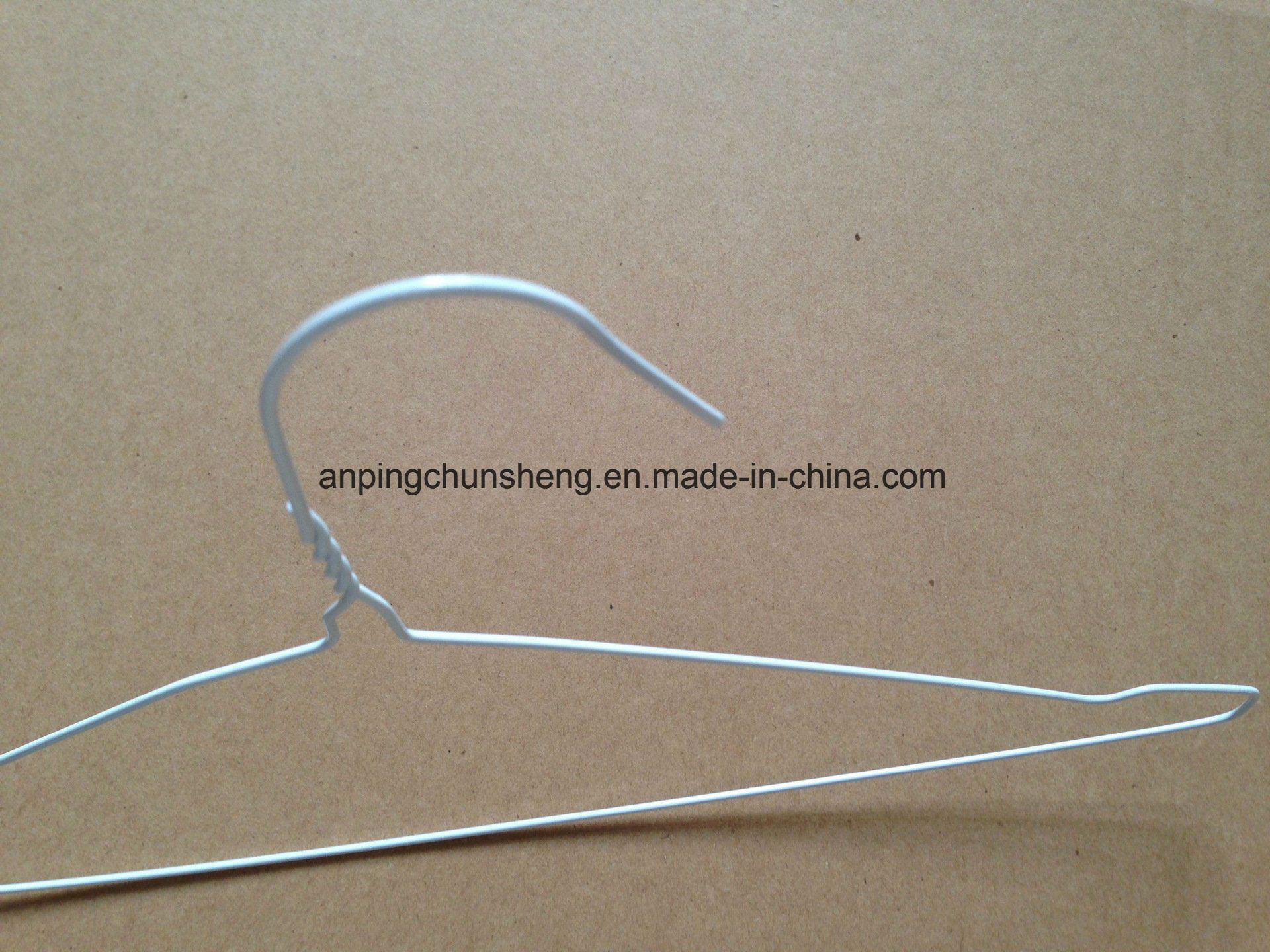 White Wire Laundry Hanger