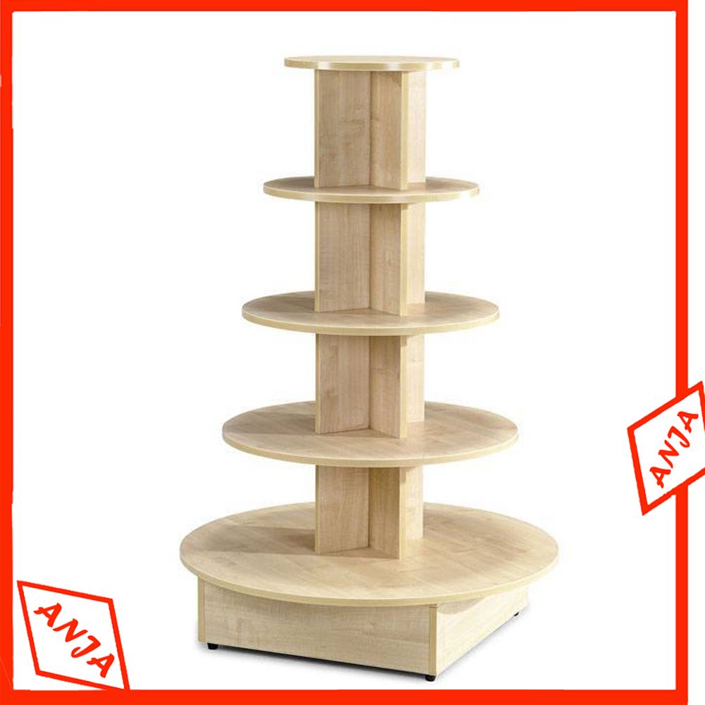 Wooden Display Rack Shoes Display Unit for Shop