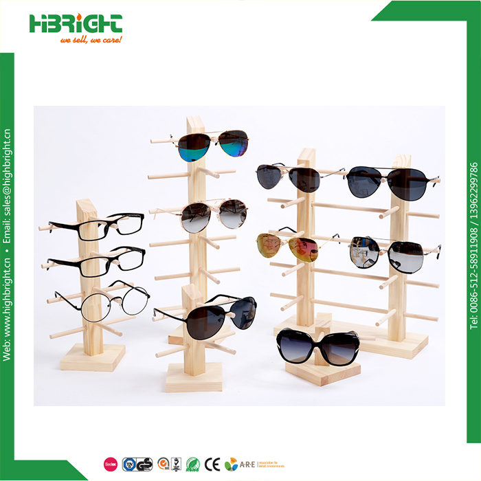Wood Sunglasses Display Stand Display Rack