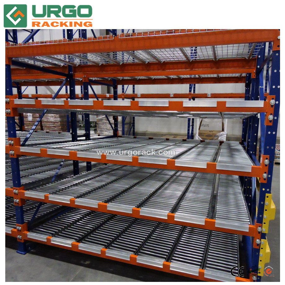Carton Slide Rail Roller Flow Rack for Pallet Racking Storage System