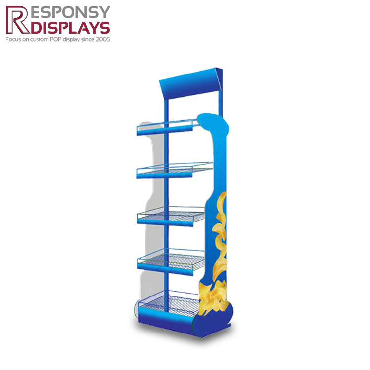 Wholesales Nuts Metal Display Rack at Retail Store
