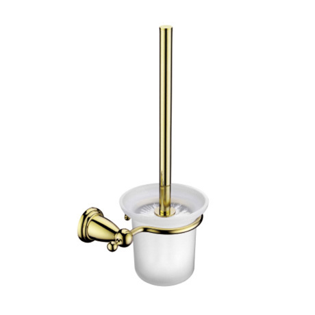 Rose Gold Wall Mount Bathroom Toilet Brush Holder