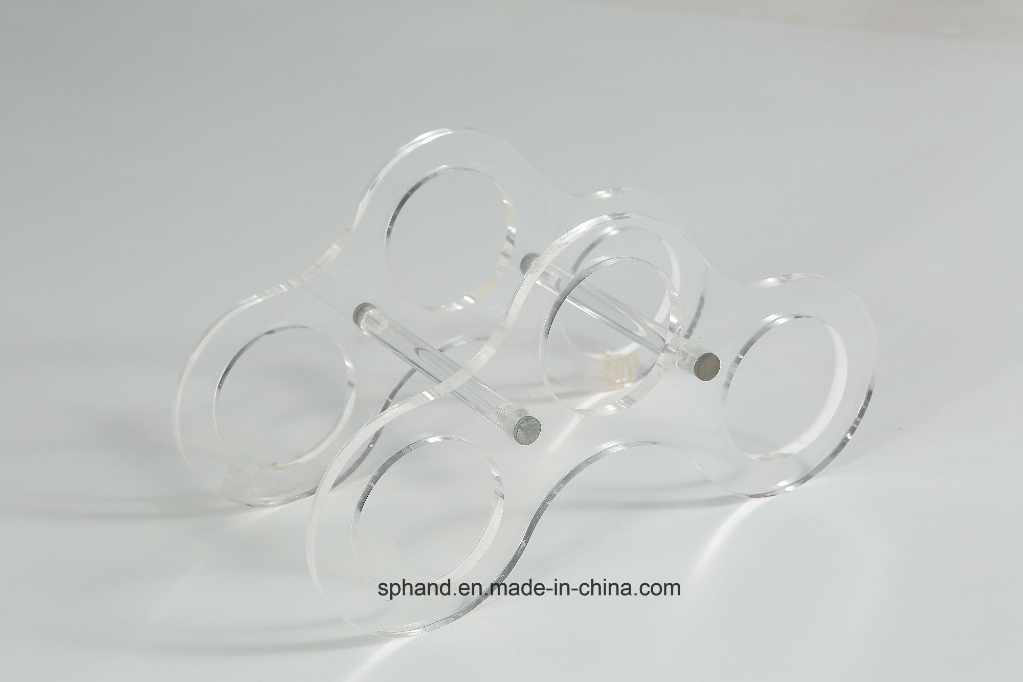 Transparent Acrylic Display Rack for Wine