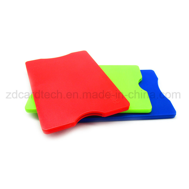 Customized Hard ABS Plastic RFID Blocking Card Protector Holder