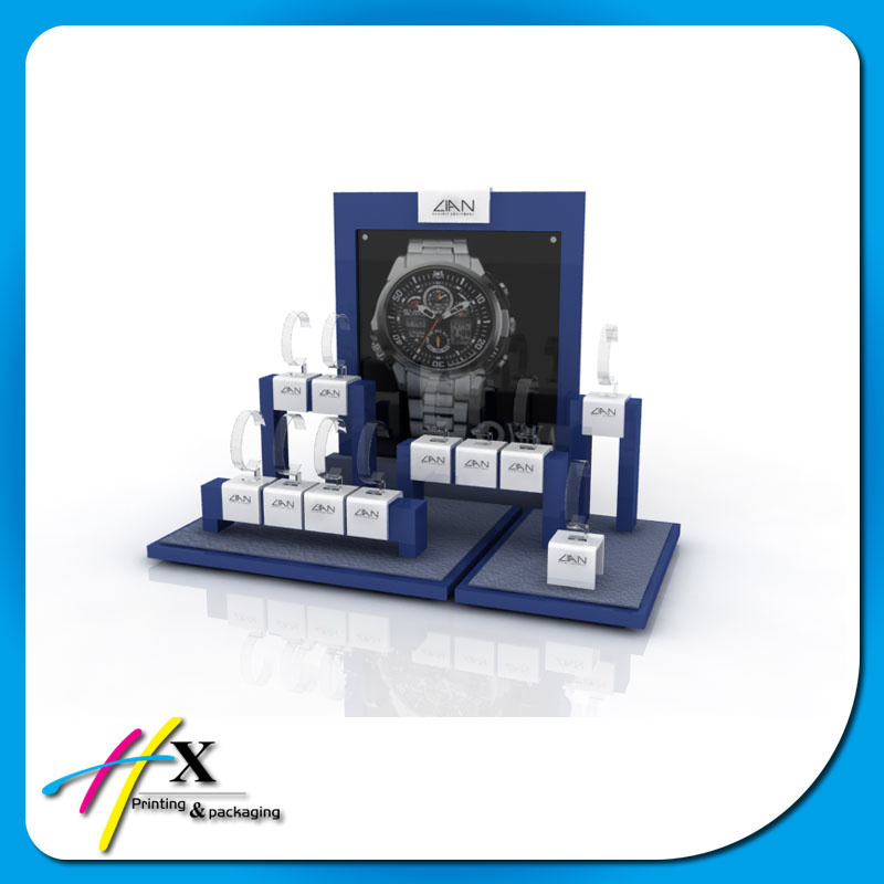 Personalized Wooden Watch Advertising Display Rack