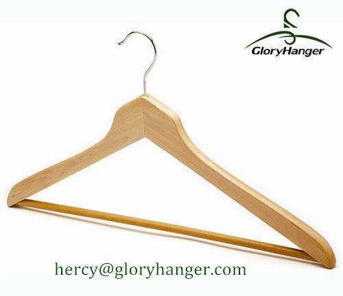 Natural Wood Top Wooden Hanger