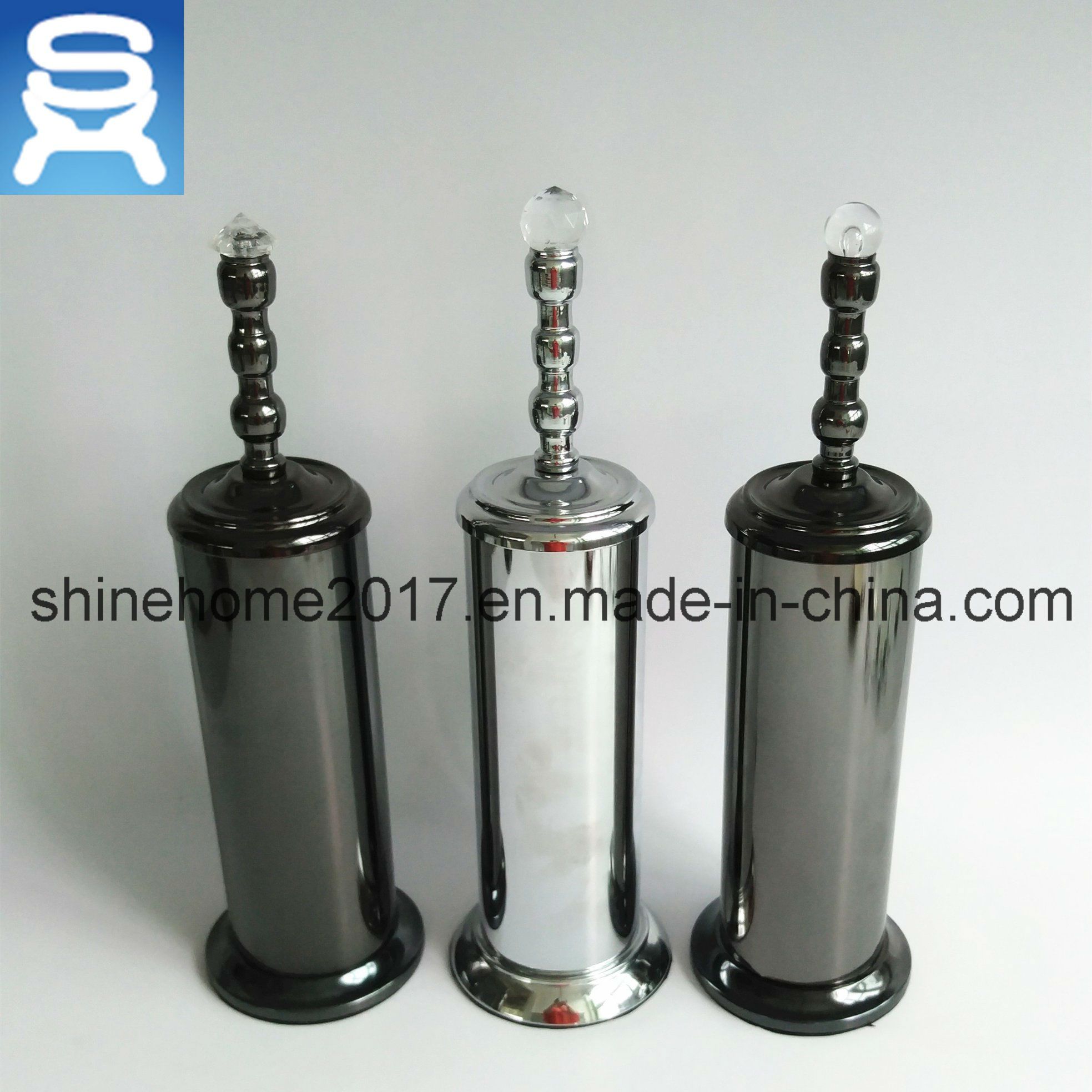 Three Color Bathroom Toilet Brush Holder